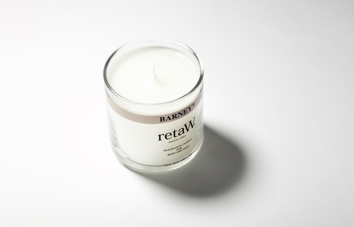 retaW Fragrance Candle BARNEY*