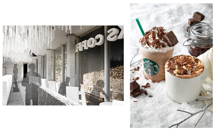 White Winter Starbucks