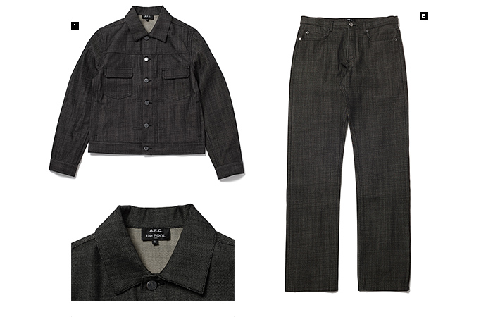 A.P.C. × the POOL aoyama：A.P.C. とthe POOL aoyamaによるブラック