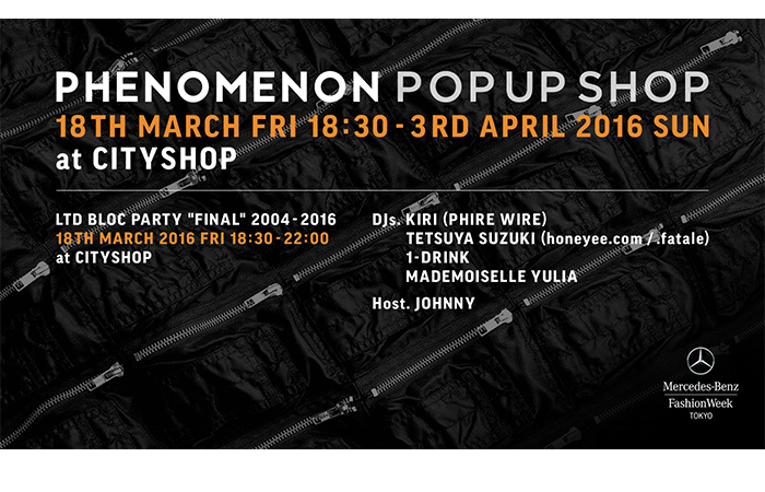 PHENOMENON POP UP SHOP